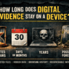 How Long Does Digital Evidence Stay on a Device?