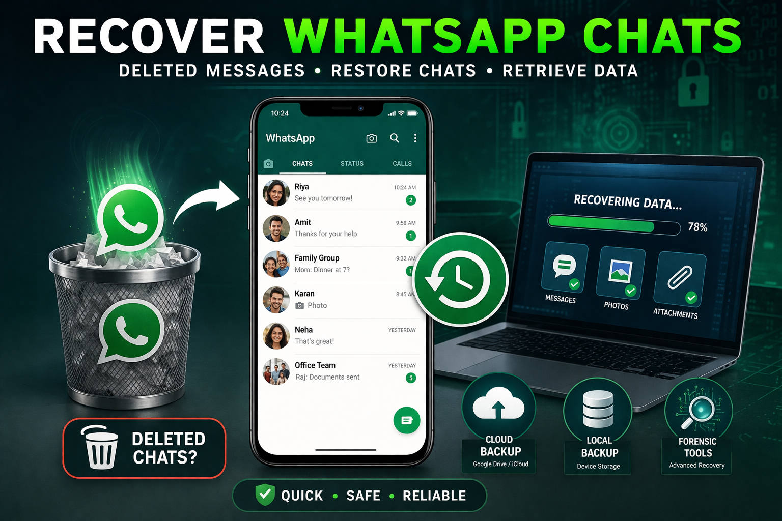 WhatsApp chat recovery,