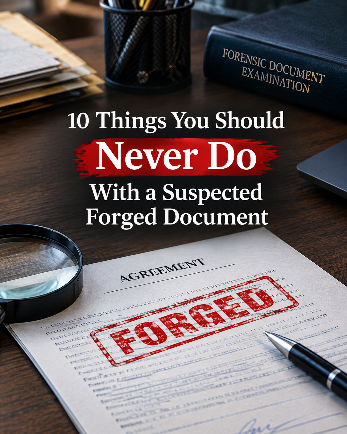 10 Things You Should Never Do With a Suspected Forged Document